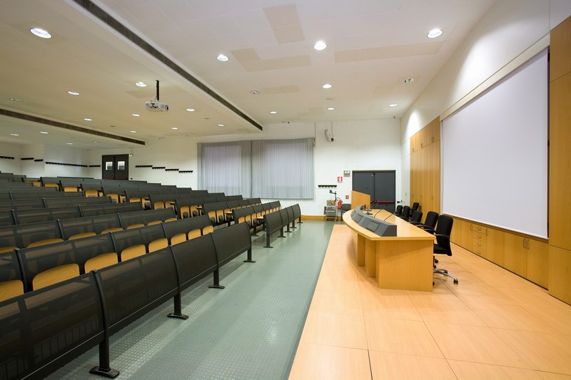 A large classroom